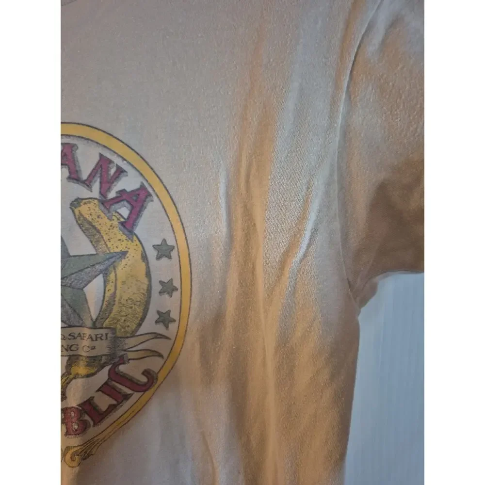 Banana Republic 80s Vintage Made in USA Short sleeve Single stitch T-shirt M